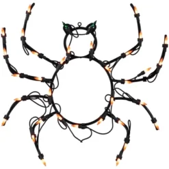 Northlight Lighted Spider Halloween Window Decoration - 15"