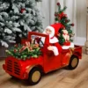 Northlight Animated And Musical Santa Driving Vintage Truck Christmas Decoration - 36.5"