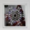 Northlight 15" LED Lighted Snowflake Christmas Window Silhouette - Pure White/Blue
