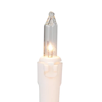 Northlight Mini Incandescent Christmas Lights - Blue And Clear - 10' White Wire - 50ct - Image 4