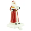 Northlight 7" Santa With Cookies And Hot Cocoa Christmas Stocking Holder