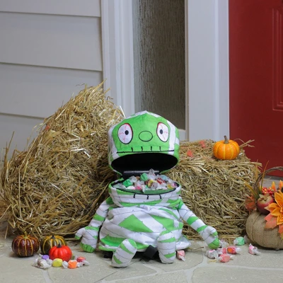 Northlight Musical Animated Mummy Children's Halloween Trick Or Treat Bag - Image 5