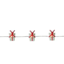 Northlight LED Wrapped Presents Micro Fairy Christmas Lights - Warm White - 6' Silver Wire - 20ct