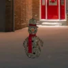 Northlight Lighted Glittered Snowman And Berries Outdoor Christmas Decoration - 28"