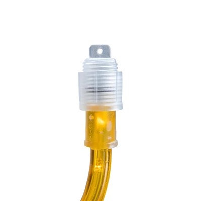 Northlight Incandescent Flexible Outdoor Christmas Rope Lights - Gold - 18' Clear Wire - Image 5