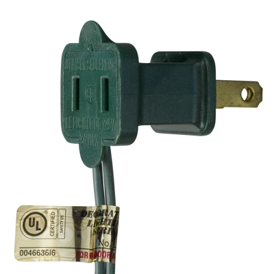 Northlight Mini Incandescent Christmas Lights - Green - 7' Green Wire - 35ct - Image 2