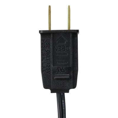 Northlight Commercial Grade C9 Christmas Light Socket Set - 25' Black Wire - 18 Gauge - Image 2