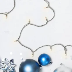 Northlight Mini Christmas Commercial Light Set - Clear - 60' - Gray Wire - 100ct