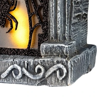 Northlight Lighted Flickering Beware Gravestone Halloween Decoration - 13.5" - LED Orange Light - Image 8