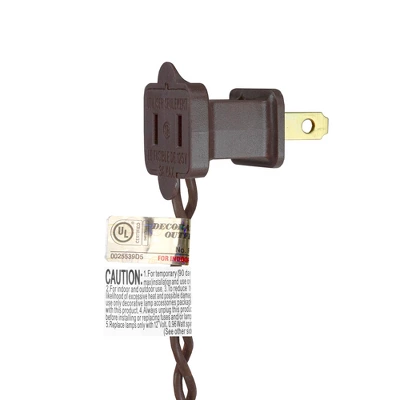 Northlight 10-Count Brown Tiki Mask Patio String Lights - 7.25 Ft Brown Wire - Image 3