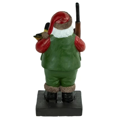 Northlight 8.5" Hunter Santa With Duck Christmas Stocking Holder - Image 3