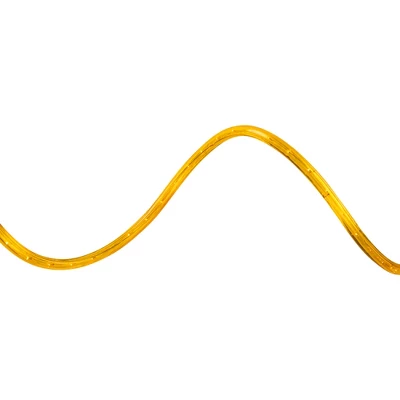 Northlight Incandescent Flexible Outdoor Christmas Rope Lights - Gold - 18' Clear Wire - Image 3