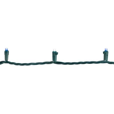 Northlight 50ct Blue And White LED Wide Angle Mini Christmas Lights, 16.25ft Green Wire - Image 5
