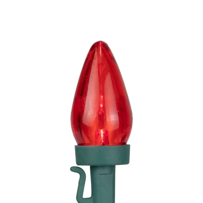 Northlight Patriotic LED C7 Christmas Lights - Red, White And Blue - 16' Green Wire - 25ct - Image 3