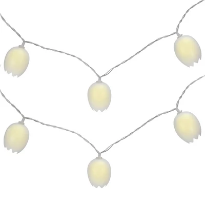 Northlight 10-Count Cracked Easter Egg LED String Lights, 4.5ft, Clear Wire - Image 4