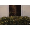 Northlight Net Style LED Tree Trunk Wrap Christmas Lights - 4' X 6' - Warm White - Green Wire