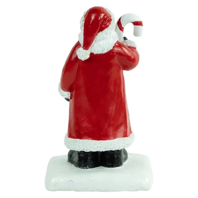 Northlight 7" Santa Claus With Candy Cane Christmas Stocking Holder - Image 3