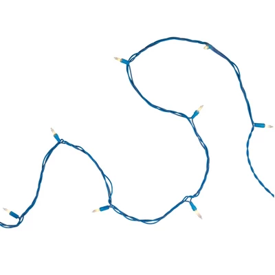 Northlight Mini Christmas Commercial Light Set - Clear - 60' Blue Wire - 100ct - Image 3