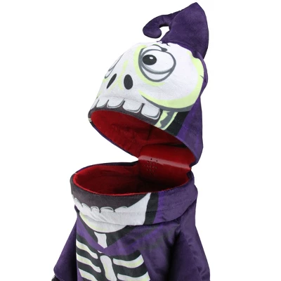 Northlight Animated And Musical Trick Or Treat Skeleton Halloween Candy Bag - 24" - One Size - Image 4