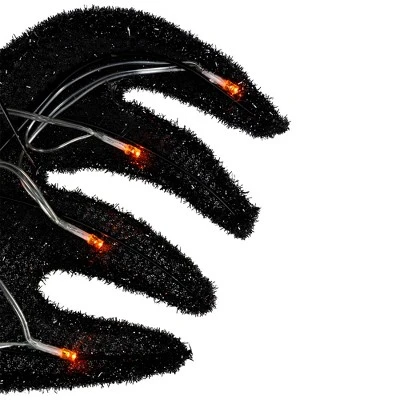 Northlight Lighted Tombstone Halloween Decoration - 31.5" - Black And Gray - Orange LED Lights - Image 6