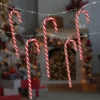 Northlight LED Micro Fairy Candy Cane Christmas Lights - 3' Clear Wire - 10ct