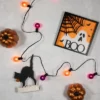 Northlight G40 Globe Halloween Lights - Orange And Purple - 9' Black Wire - 10ct