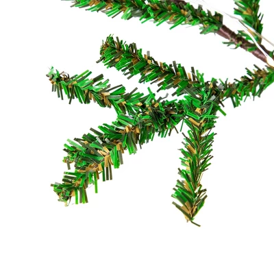 Northlight Pre-lit Christmas Tree With Pinecones And Burlap Base - 4' - Clear Lights - Image 6