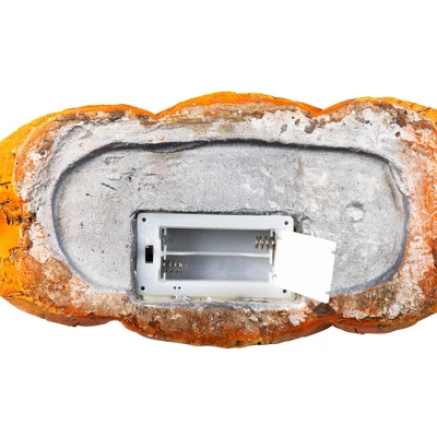 Northlight Witch Stirring Flickering Cauldron Scene Inside Pumpkin Halloween Decoration - 13" - LED Orange Light - Image 10