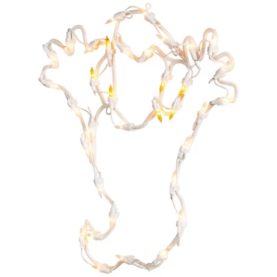 Northlight Lighted Ghost Halloween Window Decoration - 15" - Image 3