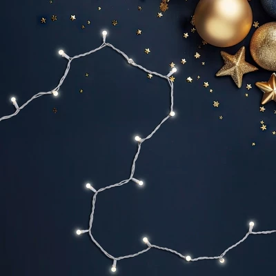 Northlight LED G12 Berry Mini Christmas Lights - Warm White - 15.9' - White Wire - 50ct - Image 3