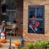 Northlight Creepy Clown Scary Window Halloween Decoration - 47"