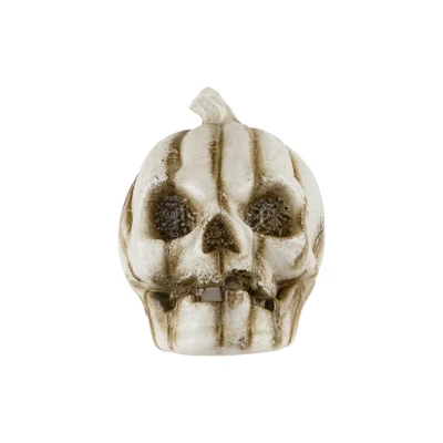 Northlight Bag Of Mini Pumpkin Head Skulls Halloween Decorations - 3" - Set Of 6 - Image 2