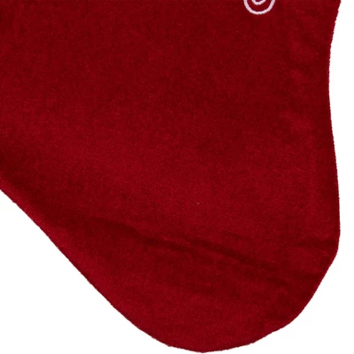 Northlight 20" Red And White "Merry Christmas" Velour Stocking - Image 6