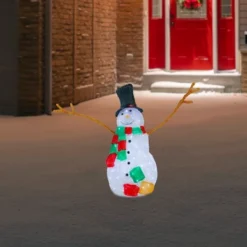Northlight Lighted Commercial Grade Acrylic Snowman Outdoor Christmas Decoration - 23"