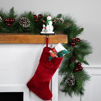 Northlight 6" Snowman And Puppy Christmas Stocking Holder - Image 5