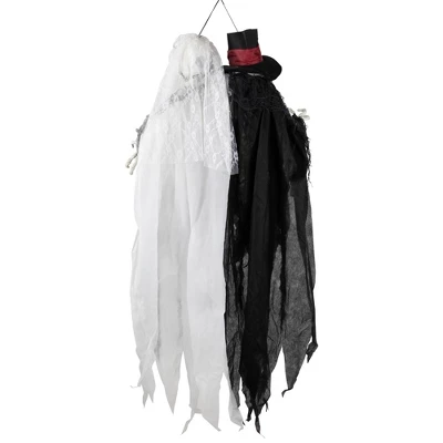 Northlight Lighted Skeleton Couple With Sound Halloween Decoration - 47" - Image 7