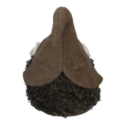 Northlight Bulbous Nose Santa Gnome Christmas Decoration - 8" - Brown - Image 2