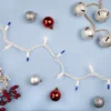 Northlight Mini Incandescent Christmas Lights - Blue And Clear - 21.5' White Wire - 100ct