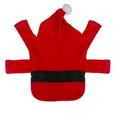 Northlight 32" White And Red Santa Claus Dog Costume With A Hat - Size: S