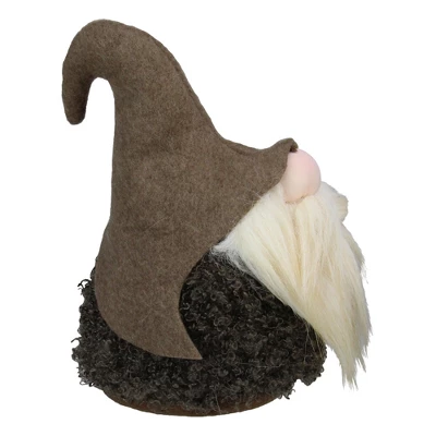 Northlight Bulbous Nose Santa Gnome Christmas Decoration - 8" - Brown - Image 3