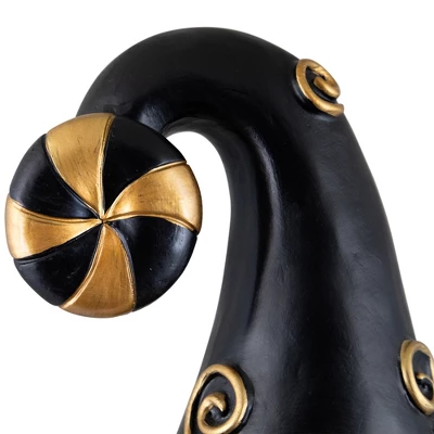 Northlight Gnome Holding Gingerbread Man Cookie Christmas Decoration - 13" - Black - Image 7