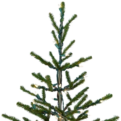 Northlight Alpine Coral Artificial Christmas Tree With Metal Base - 3' - Clear Lights - Image 4