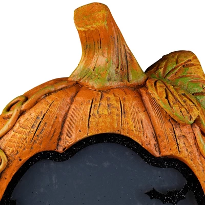 Northlight Witch Stirring Flickering Cauldron Scene Inside Pumpkin Halloween Decoration - 13" - LED Orange Light - Image 5