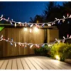 Northlight Mini Patriotic Garland Lights - Red, Clear And Blue - 5.5' - White Wire - 105ct