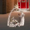Northlight 41" LED Lighted Holy Family Nativity Scene Outdoor Christmas Decoration