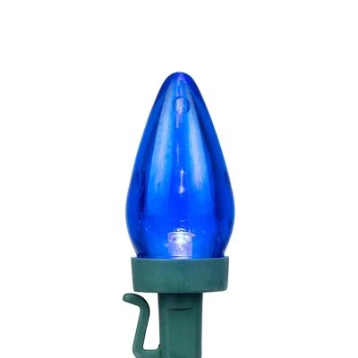 Northlight Patriotic LED C7 Christmas Lights - Red, White And Blue - 16' Green Wire - 25ct - Image 2