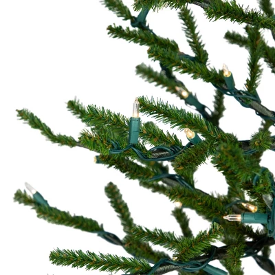 Northlight Alpine Coral Artificial Christmas Tree With Metal Base - 3' - Clear Lights - Image 3