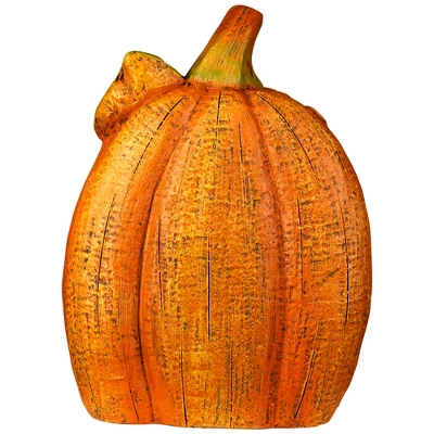 Northlight Witch Stirring Flickering Cauldron Scene Inside Pumpkin Halloween Decoration - 13" - LED Orange Light - Image 8