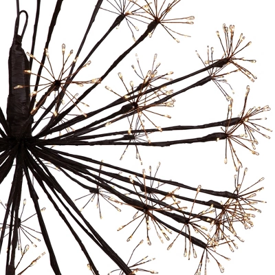 Northlight LED Lighted Starburst Ball Decoration - 20" - Warm White - Image 4