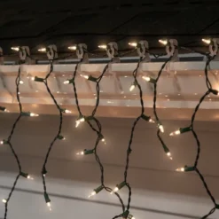 Northlight 26ct Clear All-In-One Universal Gutter And Shingle Christmas Light Clips